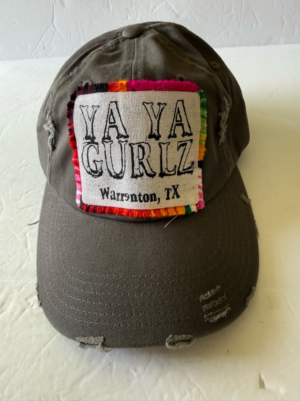 YA YA GURLZ Warrenton, Texas Round Top Texas Boutique, Women’s Distressed Hat